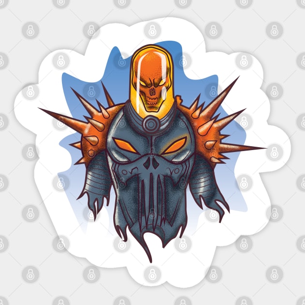 Cosmic Ghost Rider Sticker by dbcreations25